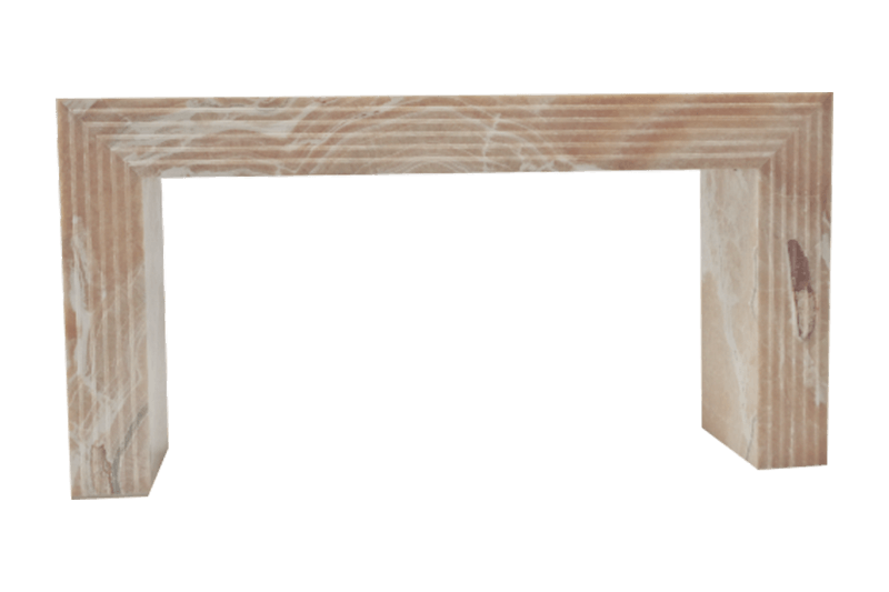 Light Brown Frame Marble Table