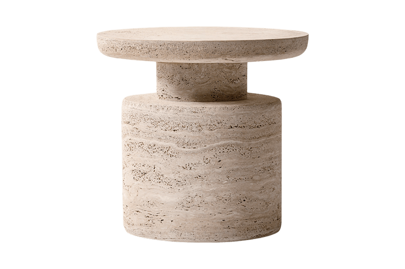 Multi-Layered Circular Cone Corner Table