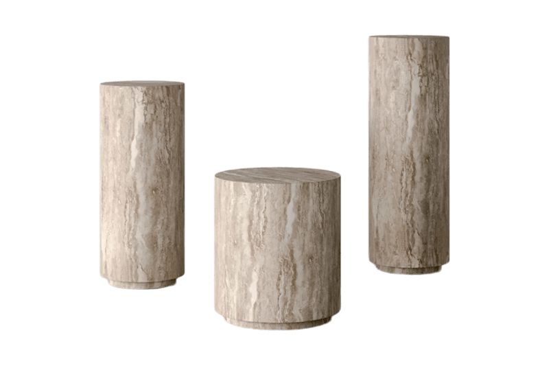 Cylinder Combination Corner Table