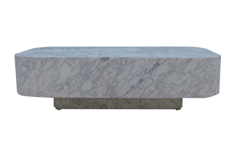 Ice Blue Jade Marble Coffee Table