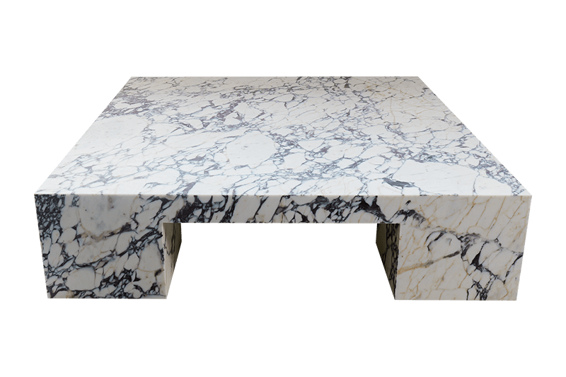 Cloud Pattern Marble Coffee Table