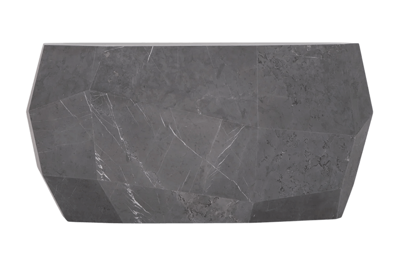 Multi-Faceted Special-Shaped Marble Coffee Table