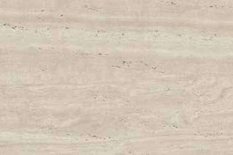 Double-Column Light Brown Travertine Corner Table