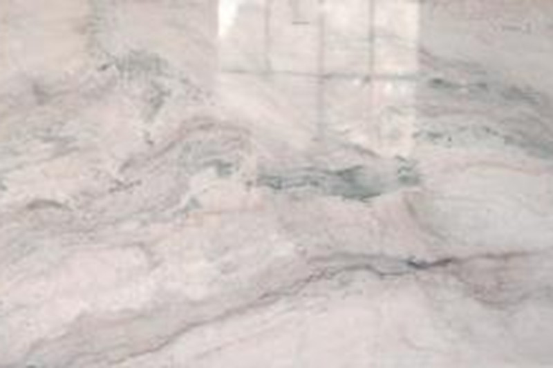 Elegant White and Refreshing Double-Pillar Marble Table