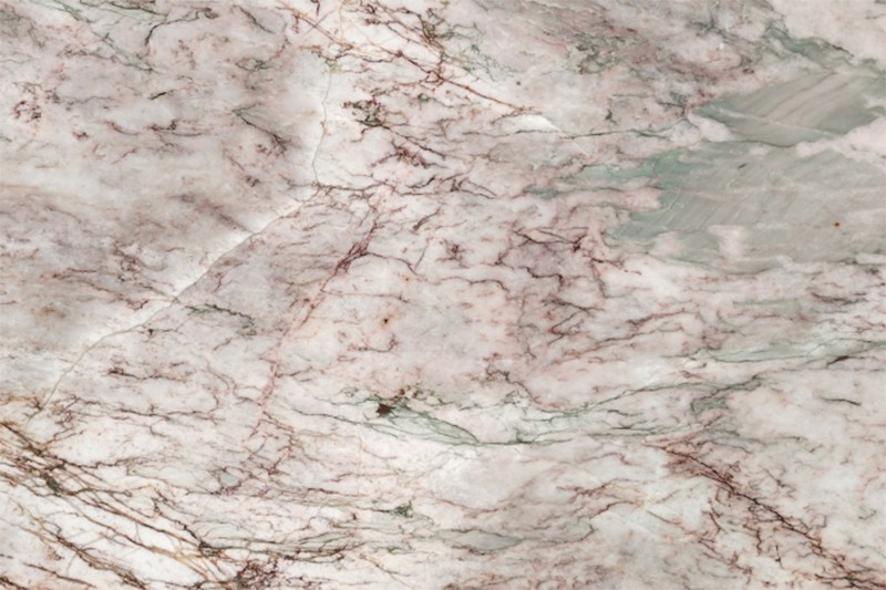 Patterned Rotating Double-Layer Marble Table