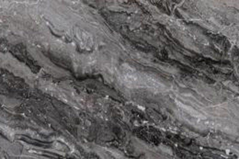 Dark Brown Tapered Marble Dining Table