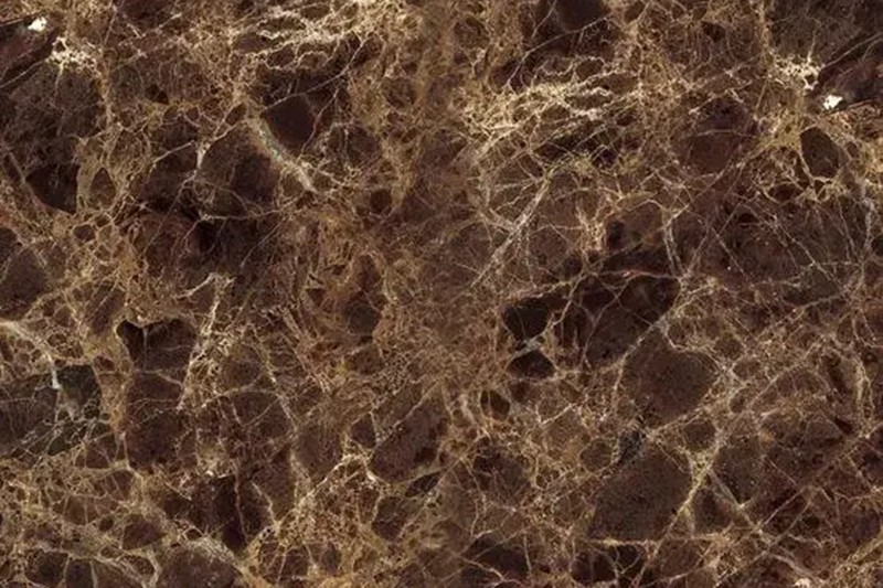 Dark Brown Rock Marble Coffee Table