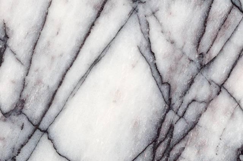 Silver-Patterned Marble Table