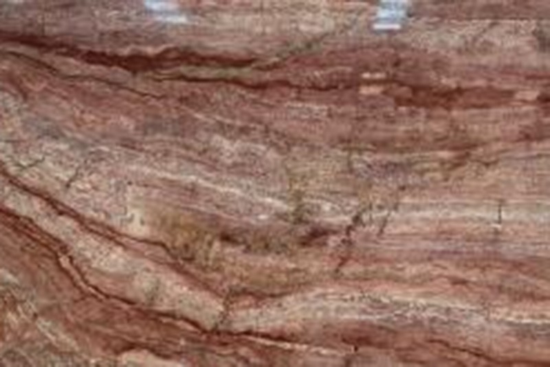 Pink And Brown Laminated Marble Coffee Table