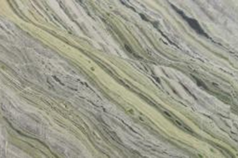 Green - Patterned Frame Marble Table