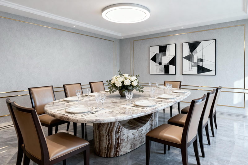 Rock Ash Cave Moon Mark Marble Rock Table