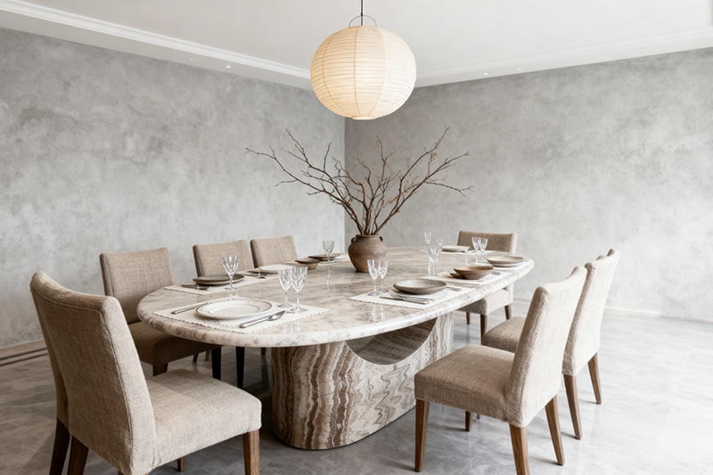 Rock Ash Cave Moon Mark Marble Rock Table