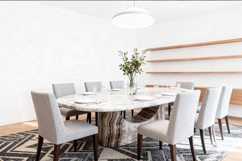 Rock Ash Cave Moon Mark Marble Rock Table